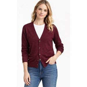 J. Crew Plum/purple 100% Merino Wool Size XL NWT Classic Preppy Minimalist